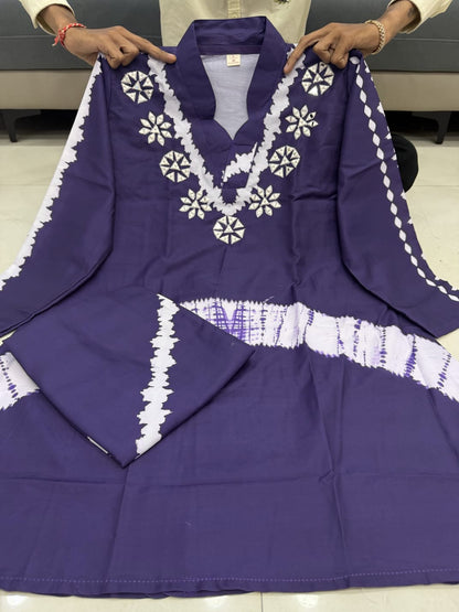 Premium Silk Co-ord Set With Handwork