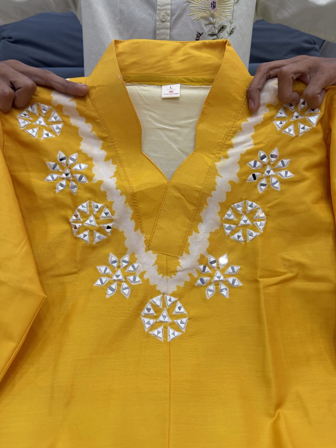 Premium Silk Co-ord Set With Handwork