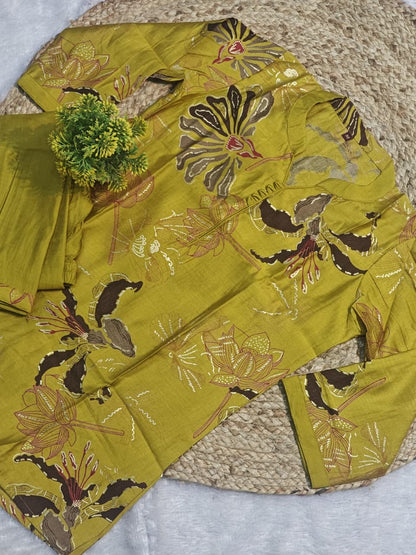 Designer Mustard Yellow Pure Viscose Co-ord Set