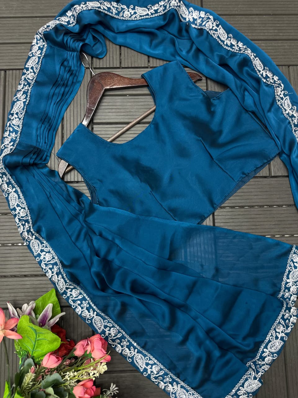 Ready-to-Wear Saree with Designer Jacket