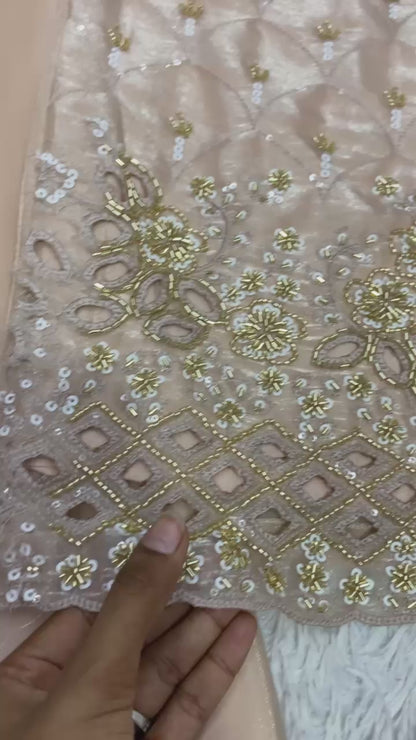 Designer Festive Fendy Plazo Suit Set
