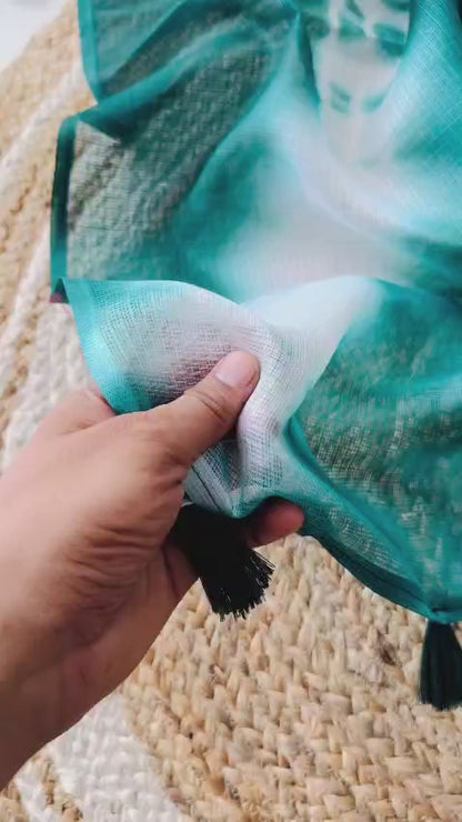 Trendy Tie & Dye Kota Doriya Saree