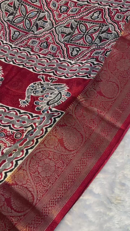 Premium Soft Georgette Mirror Work Saree