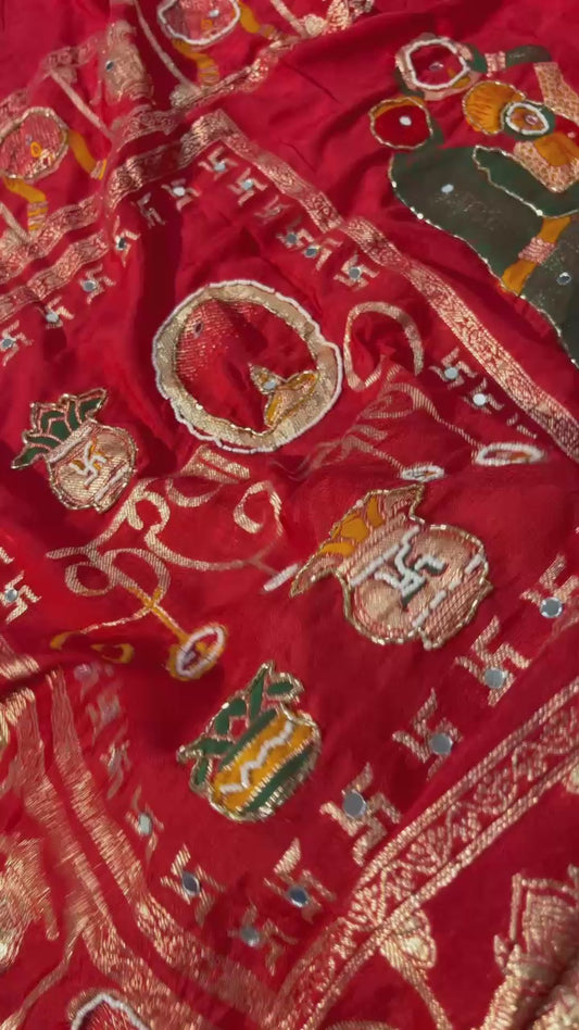 Karwachauth Special Premium Dola Silk Saree