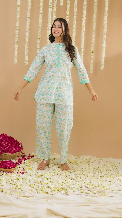 Stylish Floral Print Co-ord Set